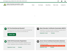 Tablet Screenshot of mynecoexams.com